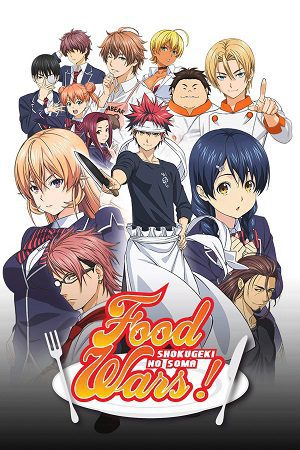 Download Food Wars!: Shokugeki no Soma (Season 1 – 5) Multi Audio {Hindi-English-Japanese} Anime Series 480p 720p & 1080p Blu-Ray